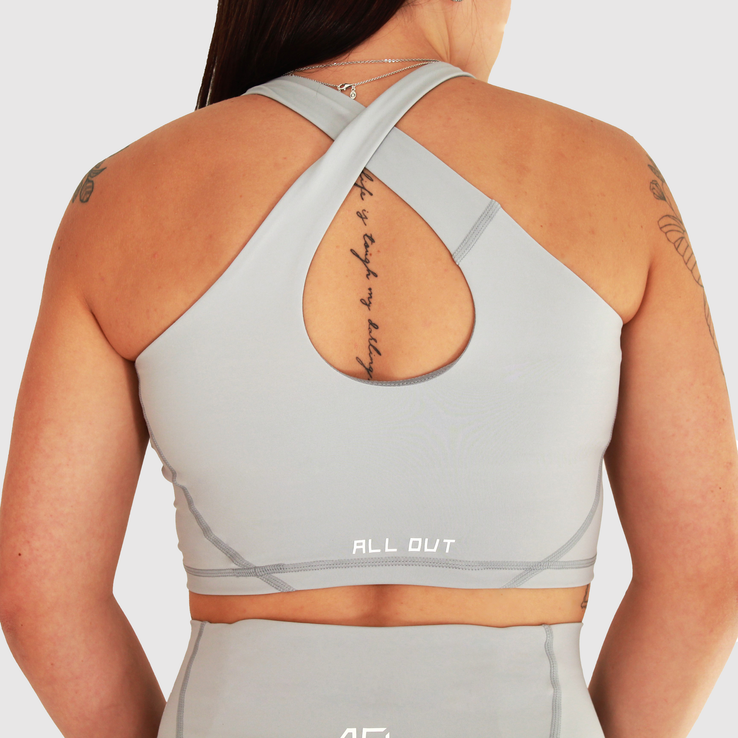 White Sports Bra