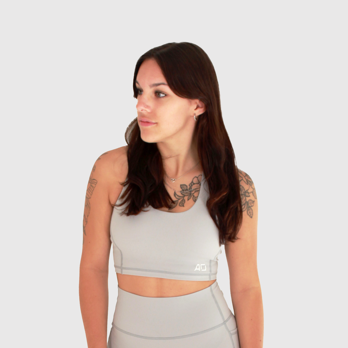 White Sports Bra