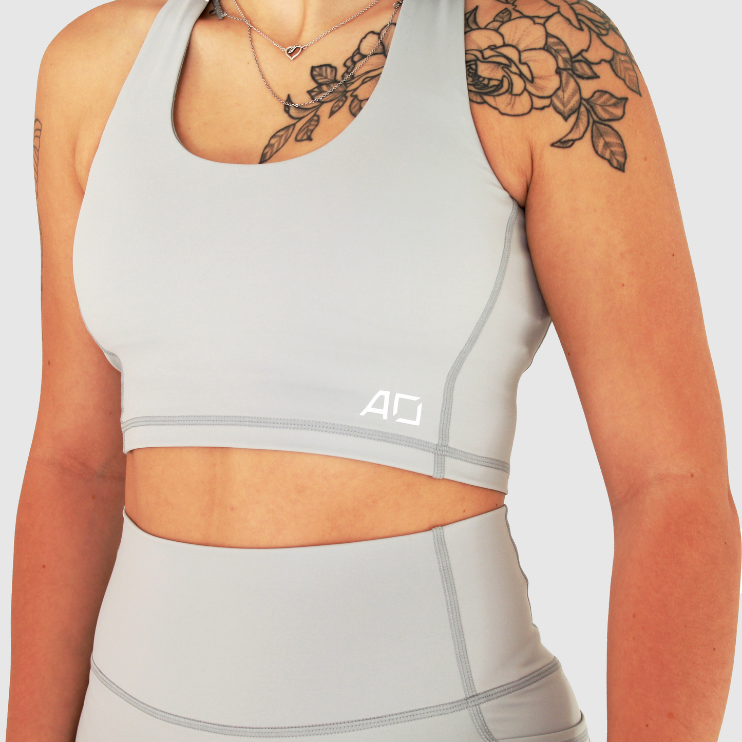 White Sports Bra