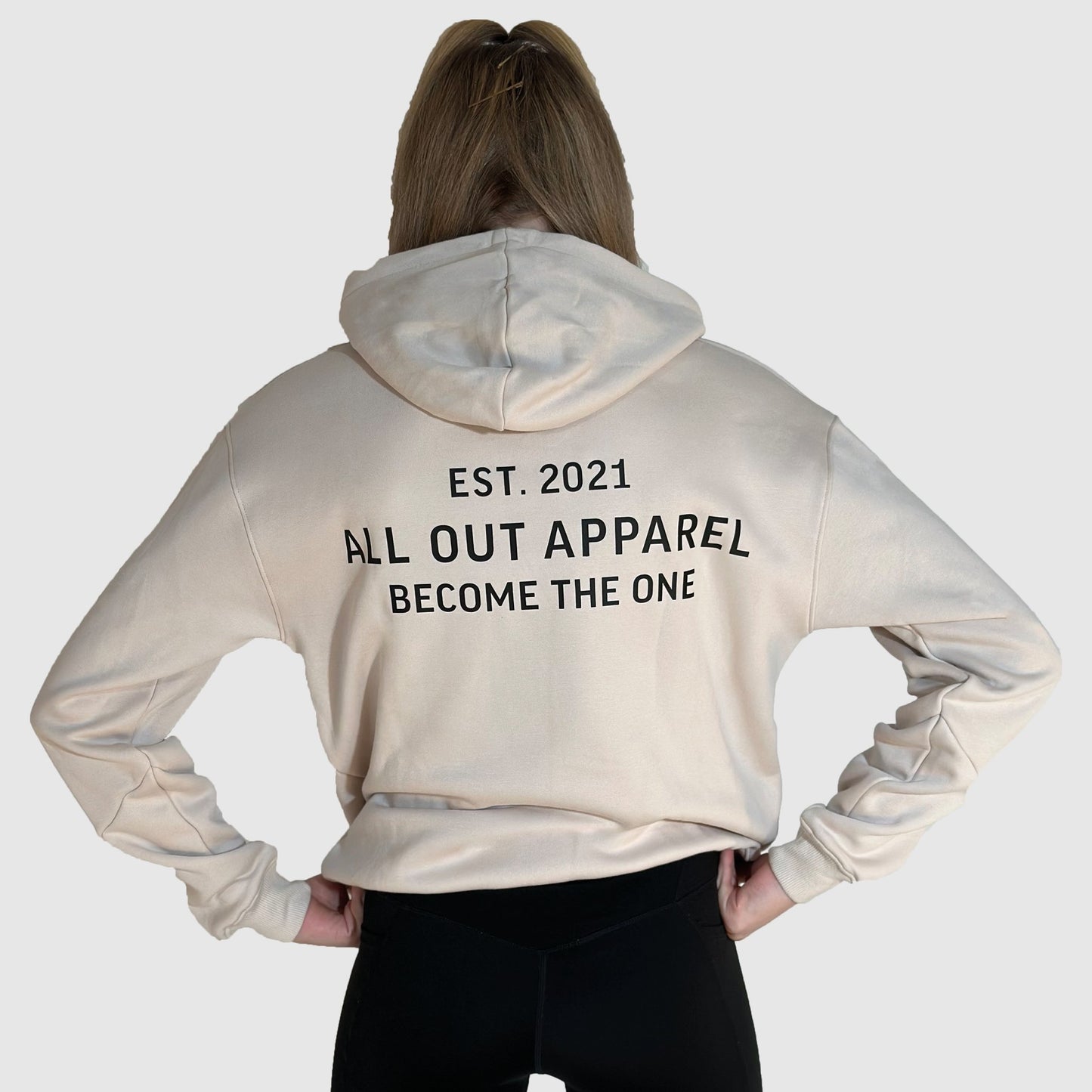 Oversized White Hoodie