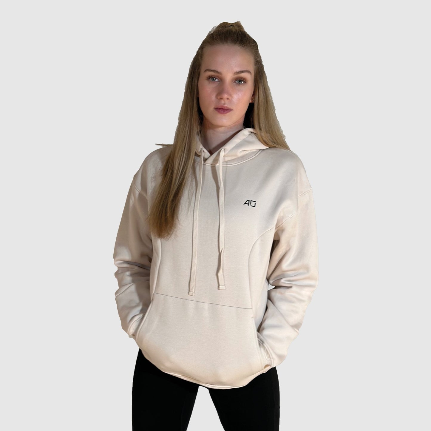 Oversized White Hoodie