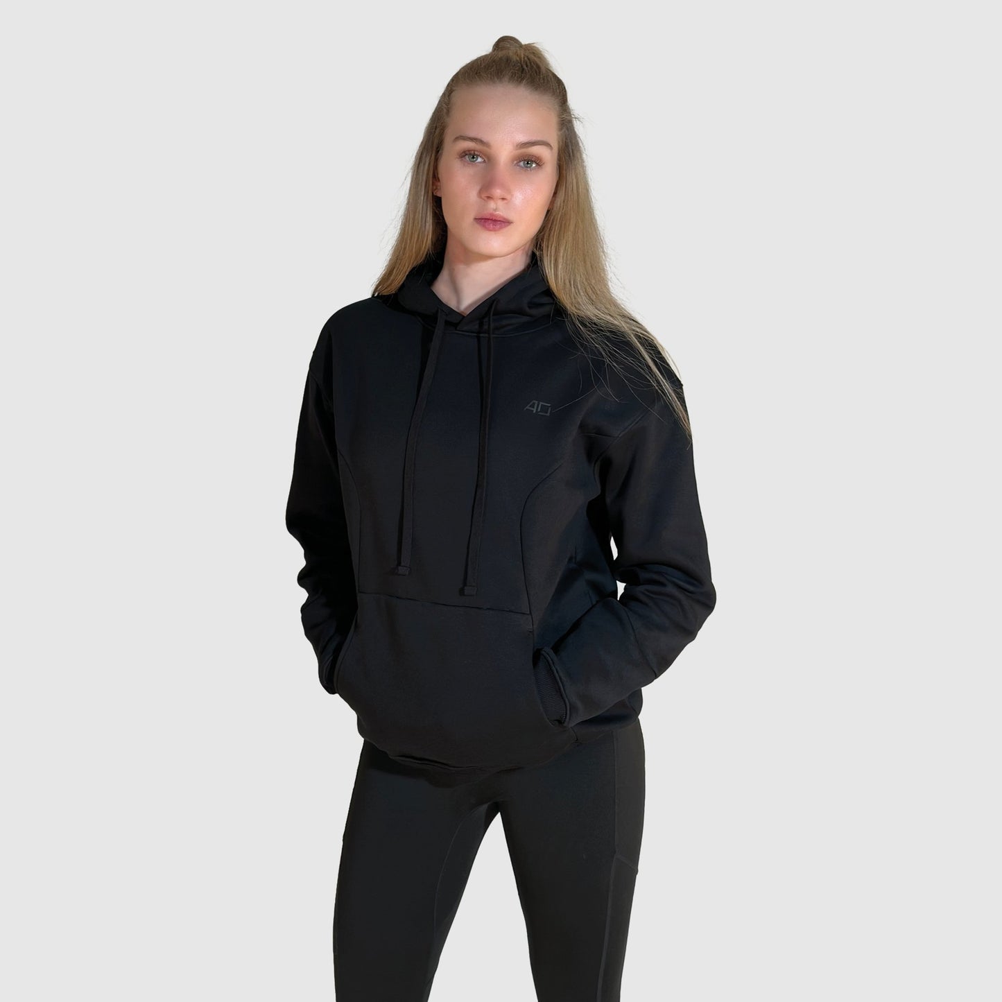 Black Oversized Hoodie