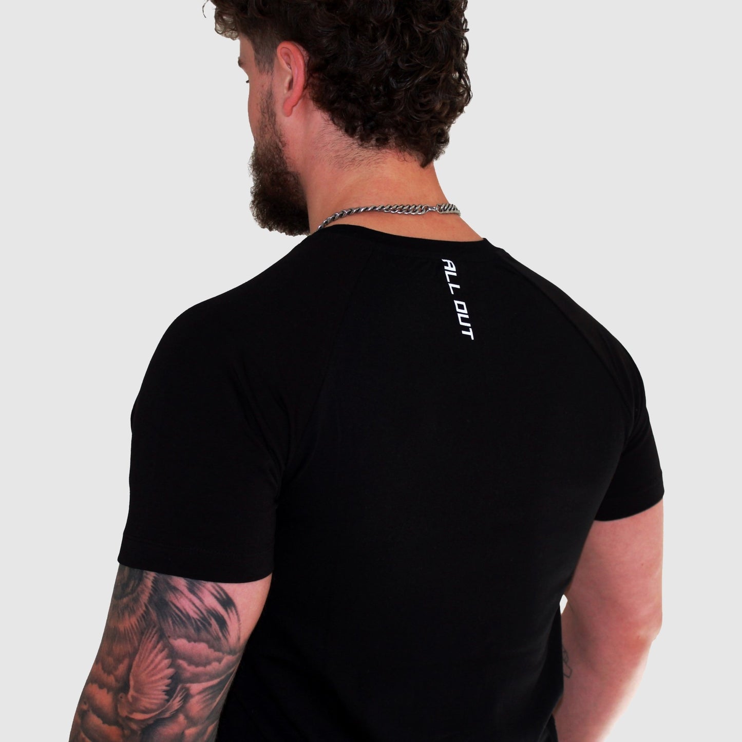 Short Black Sleeve Tee